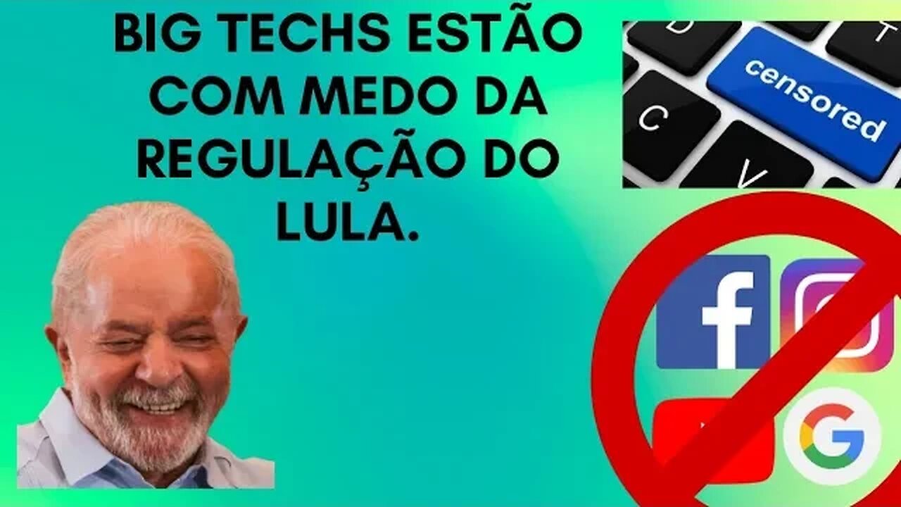 Big Techs estão pedindo ajuda aos Bolsonaristas para que não regulem a internet.