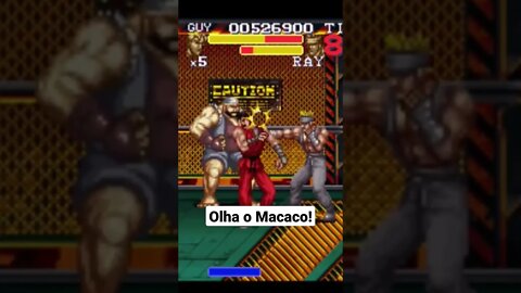 O Meme do Macaco de Novo! - Final Fight 3 COOP - Snes