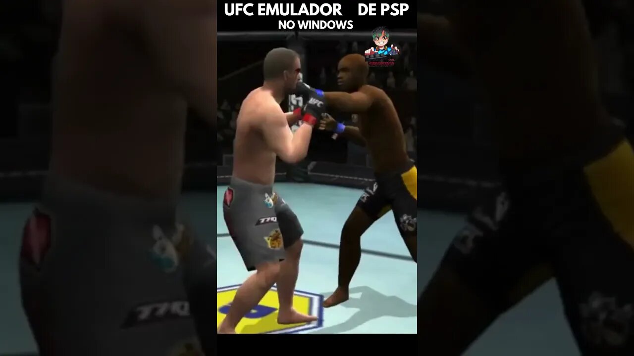 UFC NO EMULADOR DE PSP RODANDO NO WINDOWS #shorts #emulador #psp