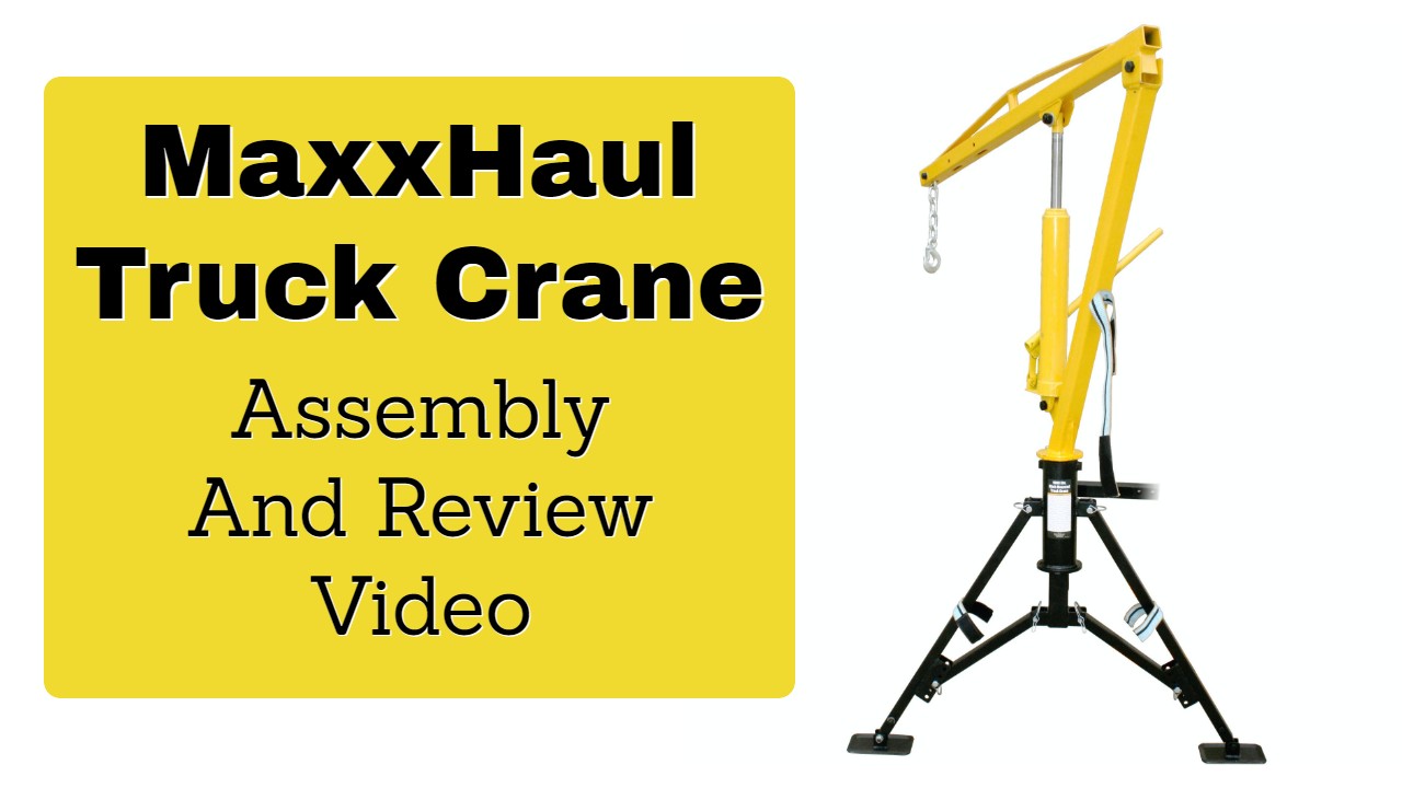 Maxxhaul Truck Crane assembly and review.