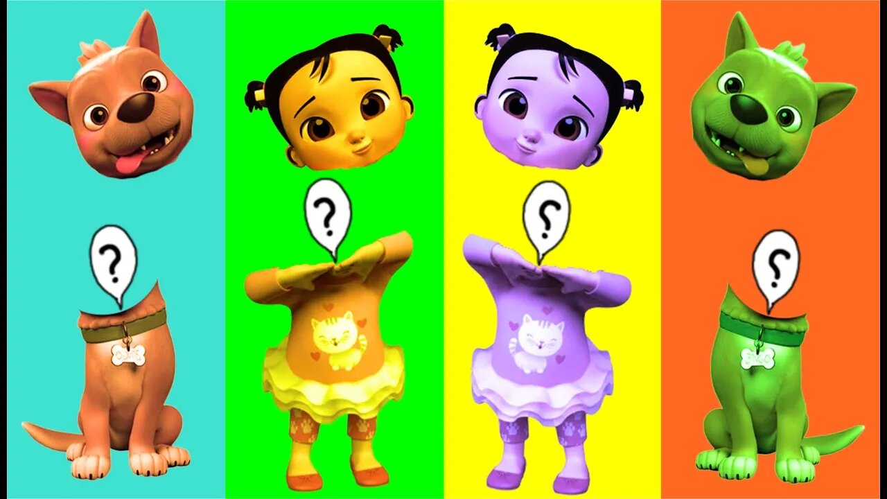 COCOMELON | Match the Head | Video for kids 2023 New #046