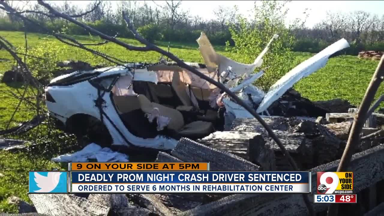 Teenager sentenced in deadly prom night crash