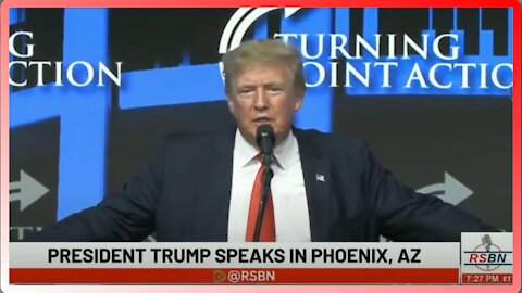 Trump Speaks in AZ: 2020 Election Fraud, Green New Bulls**t, Wrecks Rinos and Lebron - 2671