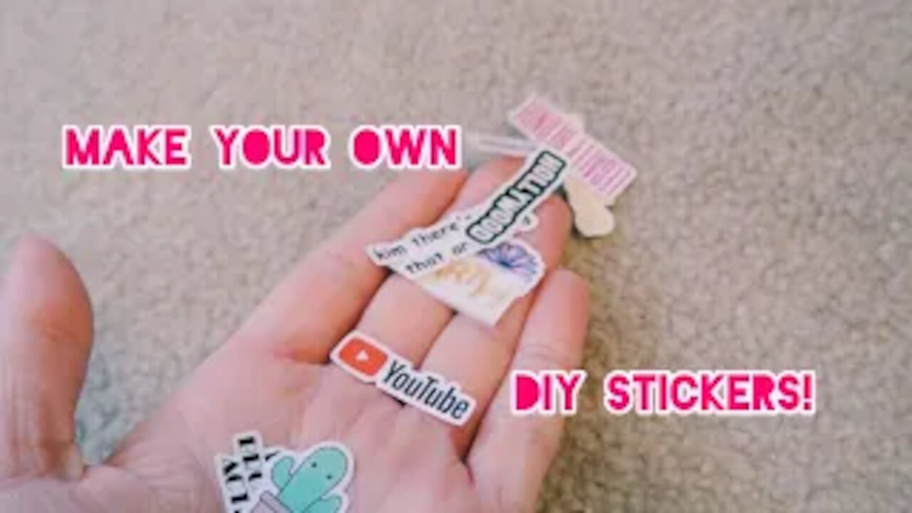 Make your own DIY Stickers!! | Gabby’s Gallery