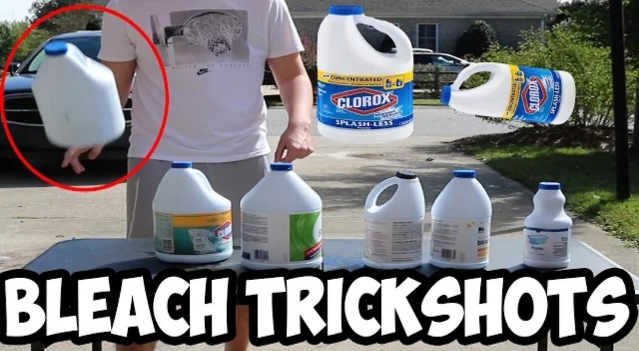 Bleach Bottle Flips (COP CALLED)