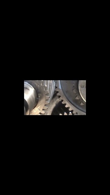 MITSUBISHI 4M40 - TIMING GEAR MARKS