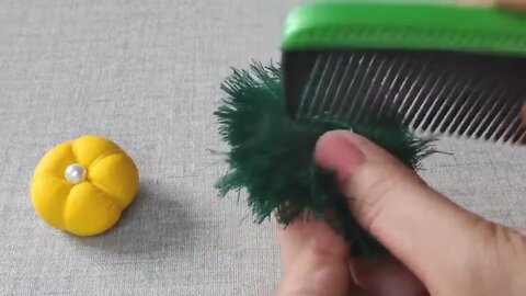 Amazing Hand making flower design trick | Very Easy Hand Embroidery flower design idea