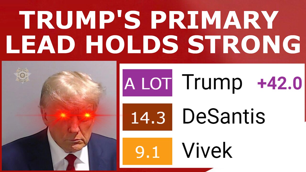Trump's 40-Point Lead Holds STRONG After Debate & Mugshot
