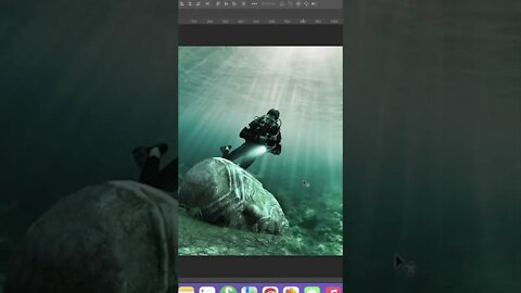 Creating an Underwater Scene in Photoshop (Speed Edit)