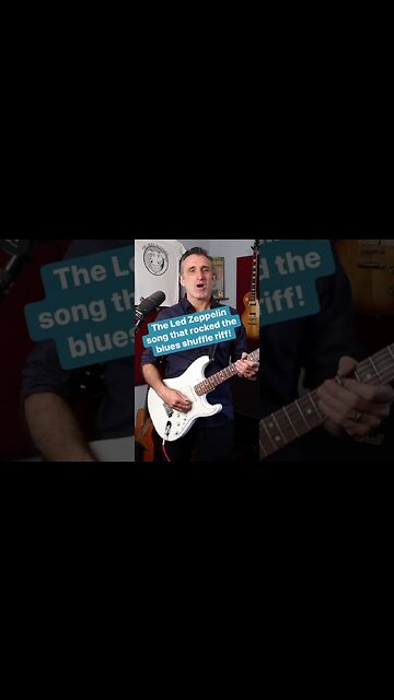 The Led zeppelin song with the awesome blues shuffle riff #shorts