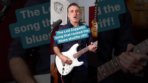 The Led zeppelin song with the awesome blues shuffle riff #shorts