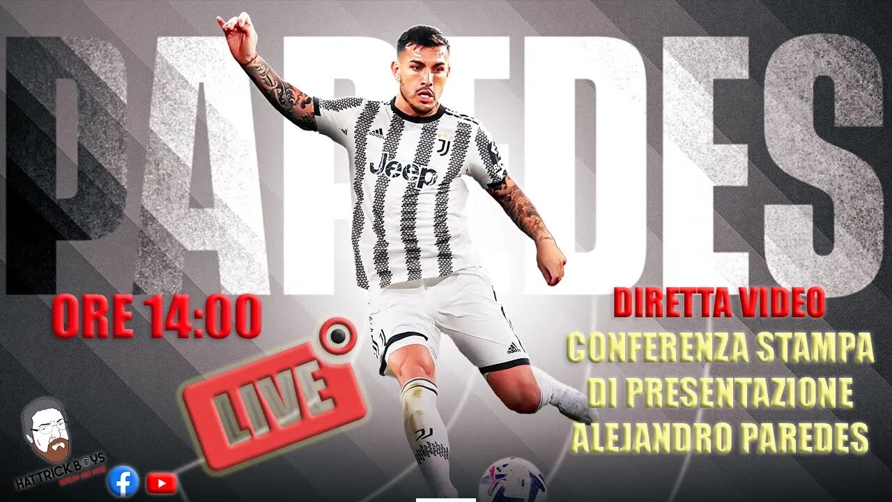 DIRETTA VIDEO PRESENTAZIONE ALEJANDRO PAREDES