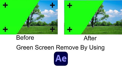 How to Remove Green Screen with Tracker Marks in After Effects | After Effect Tutorial