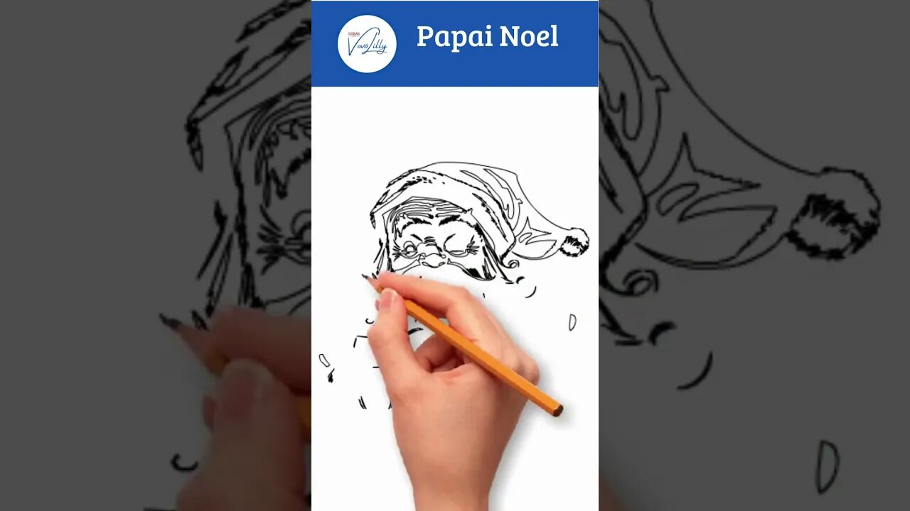 COMO DESENHAR UM PAPAI NOEL . PASSO A PASSO. MUITO FÁCIL