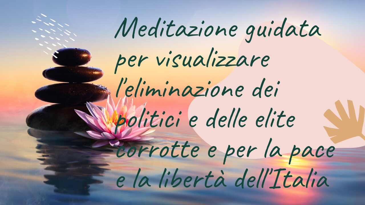 meditazione per eliminare l'oppressione di politici ed elite corrotte