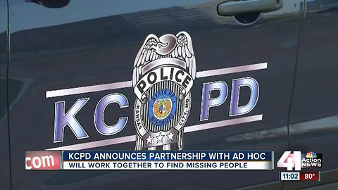 KCPD announces partnership with AdHoc Group Against Crime