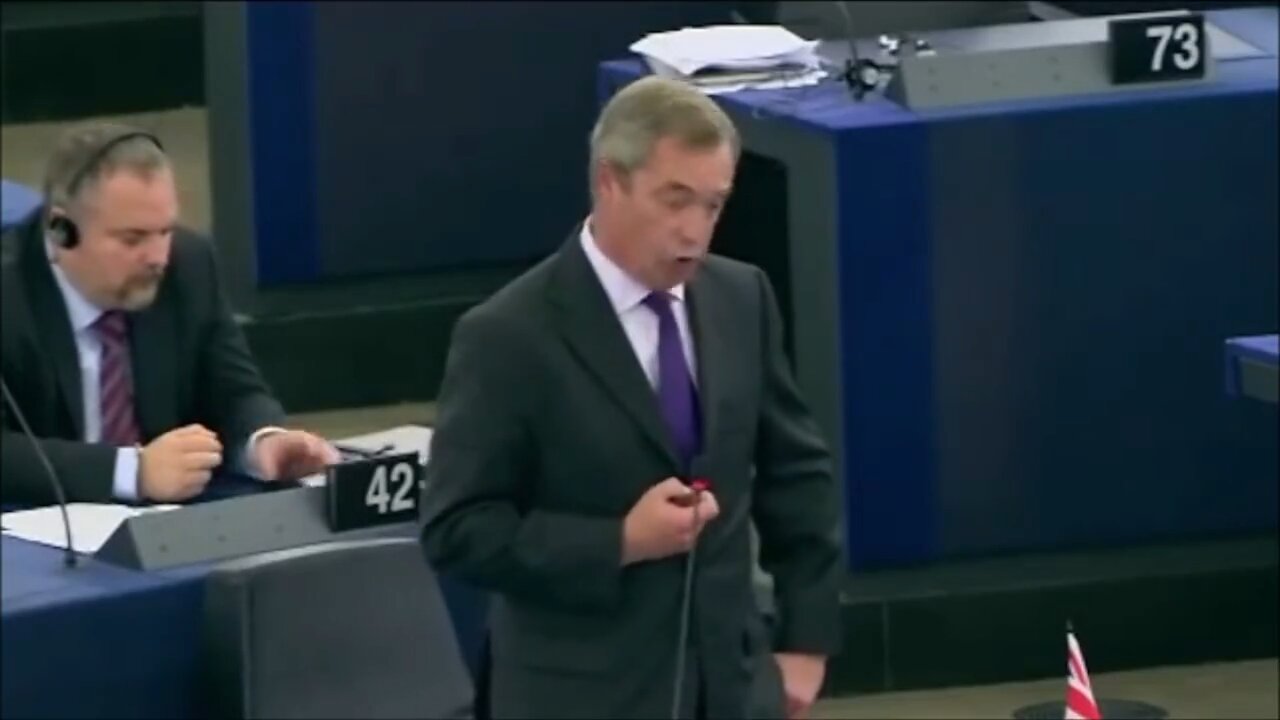 Nigel Farage speech at EU Parliament