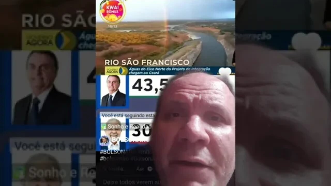 A verdadeira história da transposição do aRio São Francisco - Bolsonaro o enviado de Deus