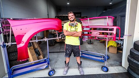 Giving my 1999 7.3L Powerstroke a $2000 PINK PAINT JOB