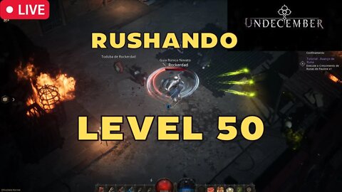 (LIVE) Rushando level 50