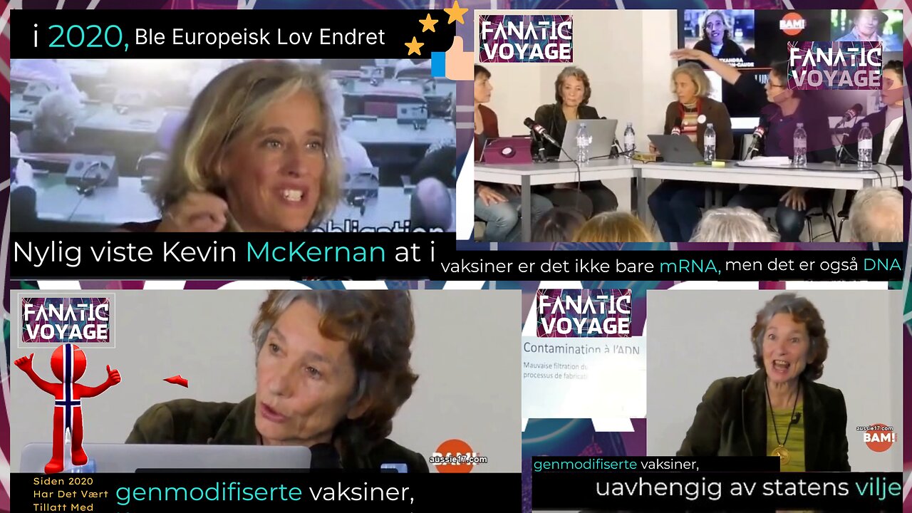 Alexandra Henrion, Professor i Genetikk, og Corinne Lalo, Undersøkende Journalist - I 2020 Tillater EU Genmodifiserte Vaksiner - I dag Har Vaksinerte Land Problemer Med Fertilitet