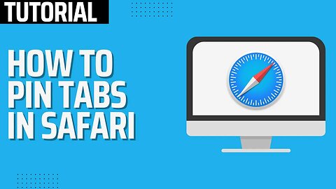 How To Pin Tabs In Safari (2023)