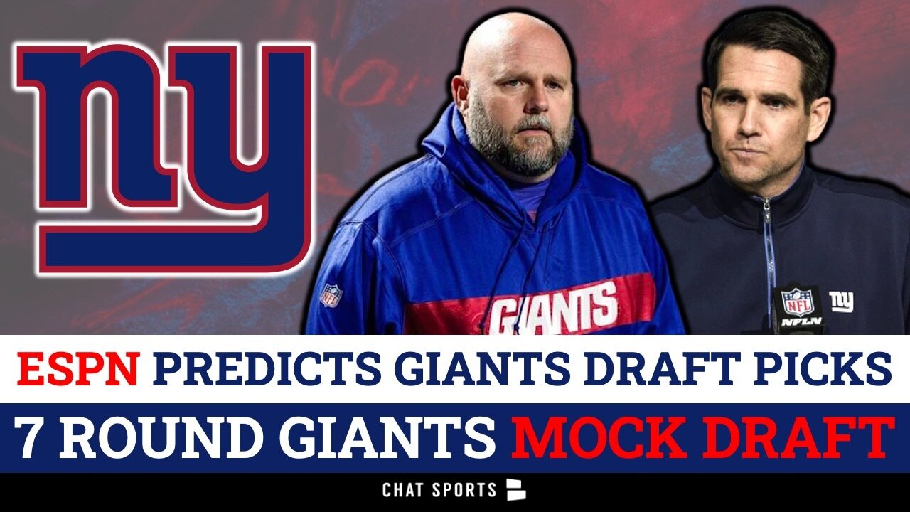 ESPN 7 Round Giants Mock Draft Heading Into The 2022 NFL Draft Ft. Kayvon Thibodeaux