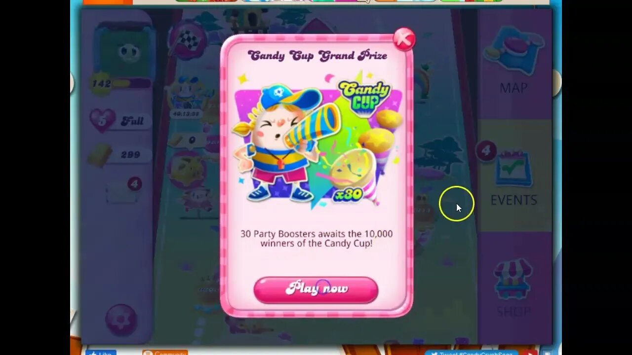 Candy Cup Quarter Finals in Candy Crush Saga