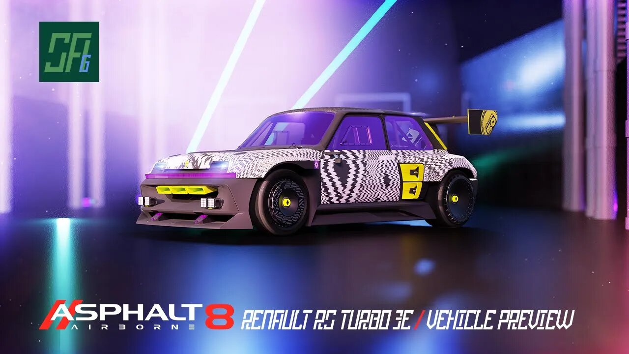 [Asphalt 8: Airborne (A8)] Renault RS Turbo 3E | Vehicle Preview | Update 60: Garage Life Season