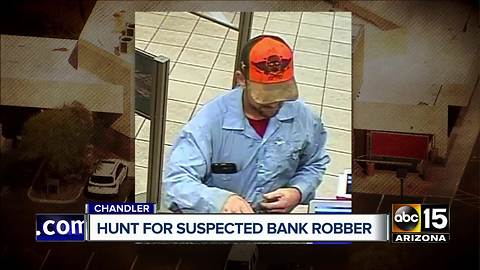 Surveillance photos released in Chandler bank robbery