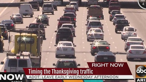 AAA: Record number of cars expected to hit the road this Thanksgiving