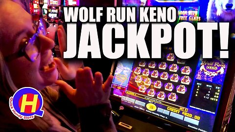 Wolf Run KENO Jackpot! 5-Trigger Bonus!