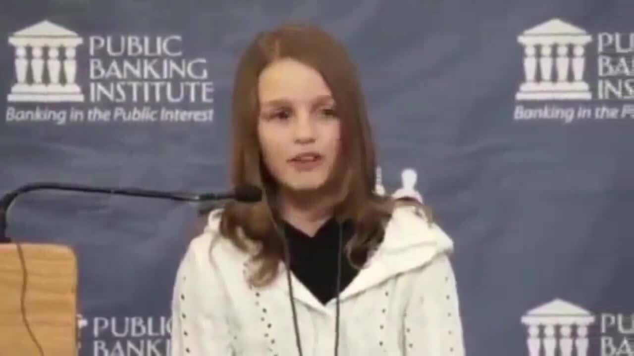 Young Lady Explains How The Corrupt Money System Is Designed To Enslave You