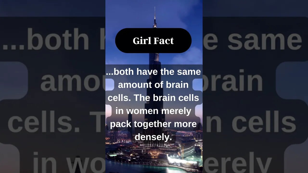 Do you believe this? Use the section for comments to tell us what you think. 👉#shorts #girlfact