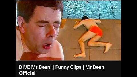 Mr bean dive funny clip