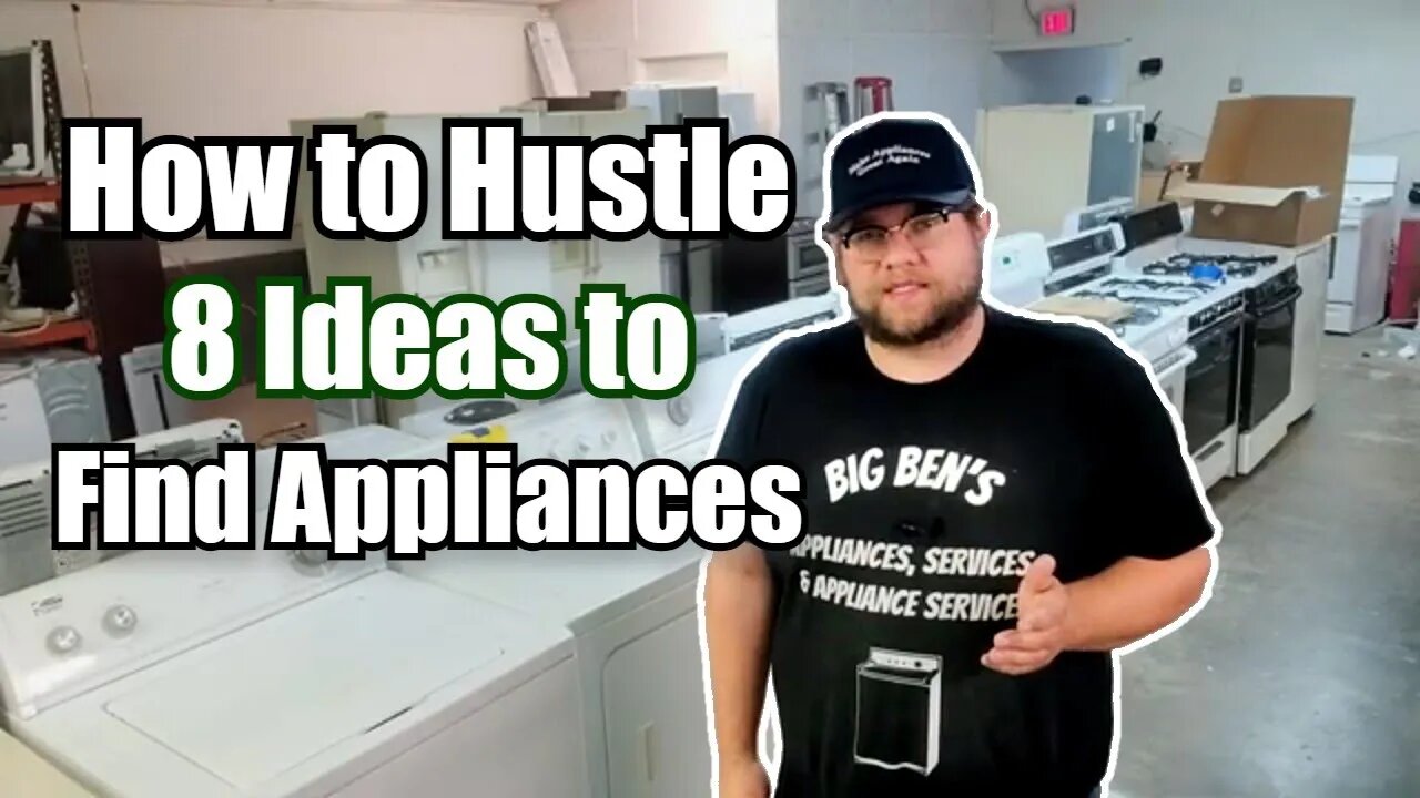 8 Ways to Find Appliances for a Flipping Side Hustle - How to Make Extra Money