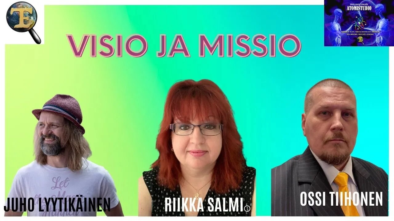 ATOMIstudio: Riikka Salmi, Juho Lyytikäinen, Ossi Tiihonen - Visio ja missio