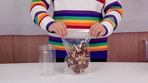 Transparent Stand Up Ziploc Pouch