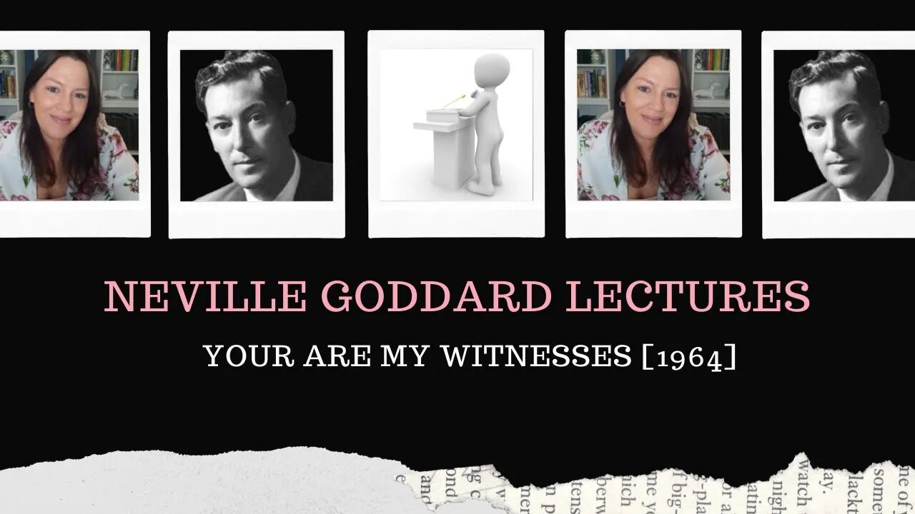 l Neville Goddard Lectures l Mystic Teachings l You Are My Witnesses