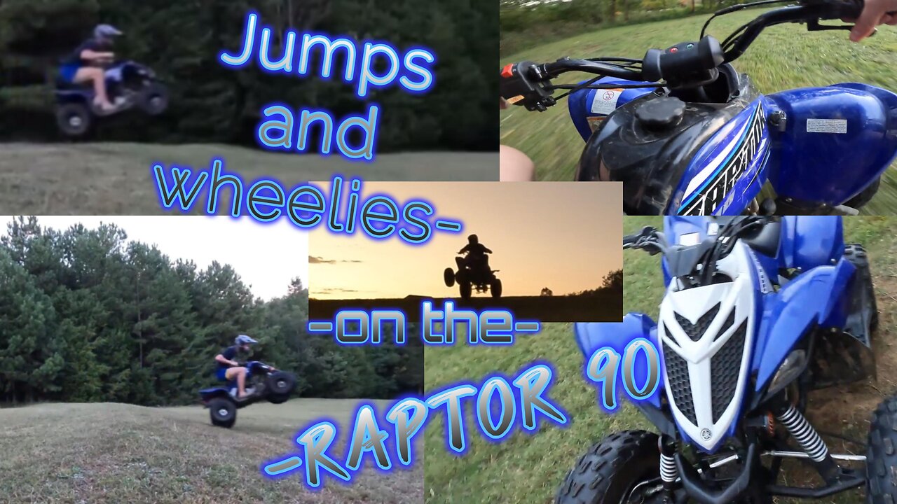 Jumps and wheelies on my Raptor 90 with better POVs