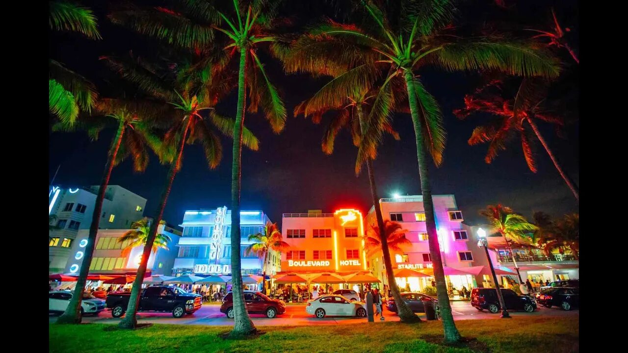 South Beach Miami at Night