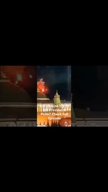 Did Ukraine Try To Kill Presidente Putin? Check Full Episode. #ukraine #drone #kremlin