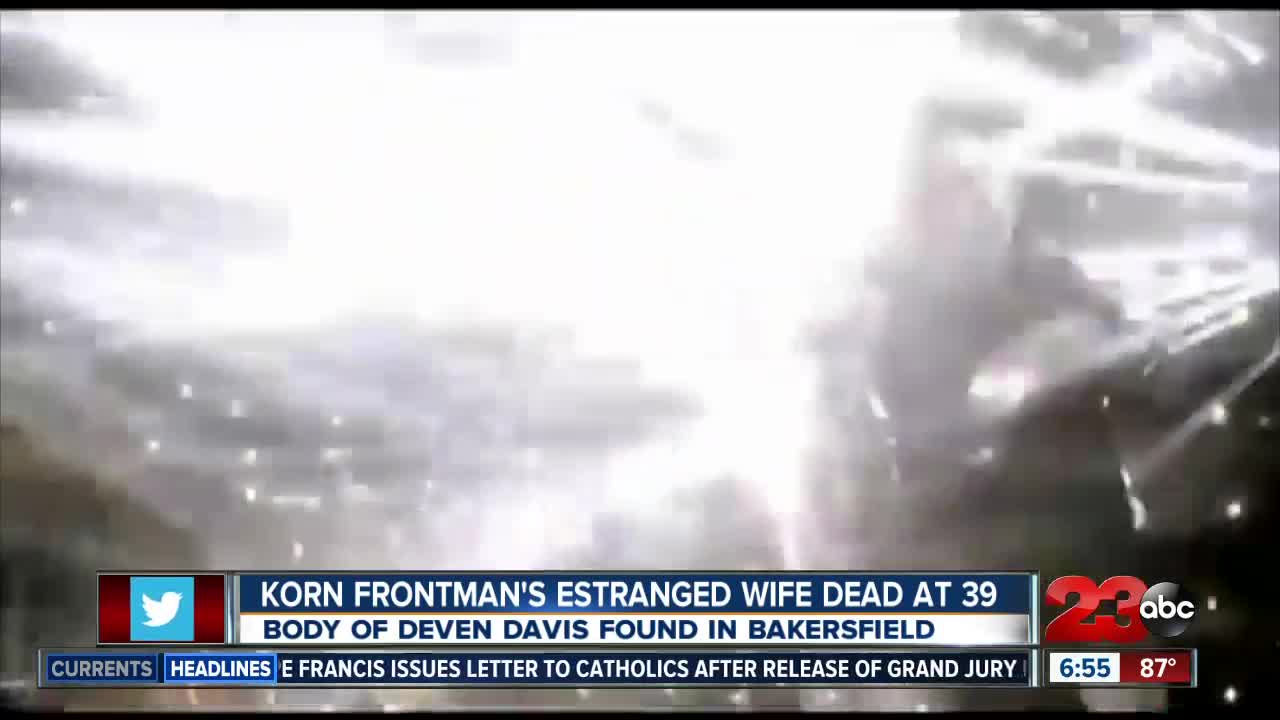 Wife of Korn's lead singer found dead