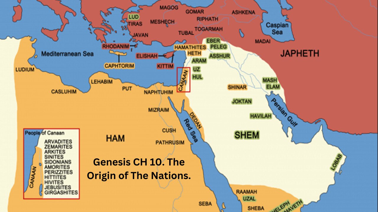 Genesis CH 10.The Origins of The Nations.