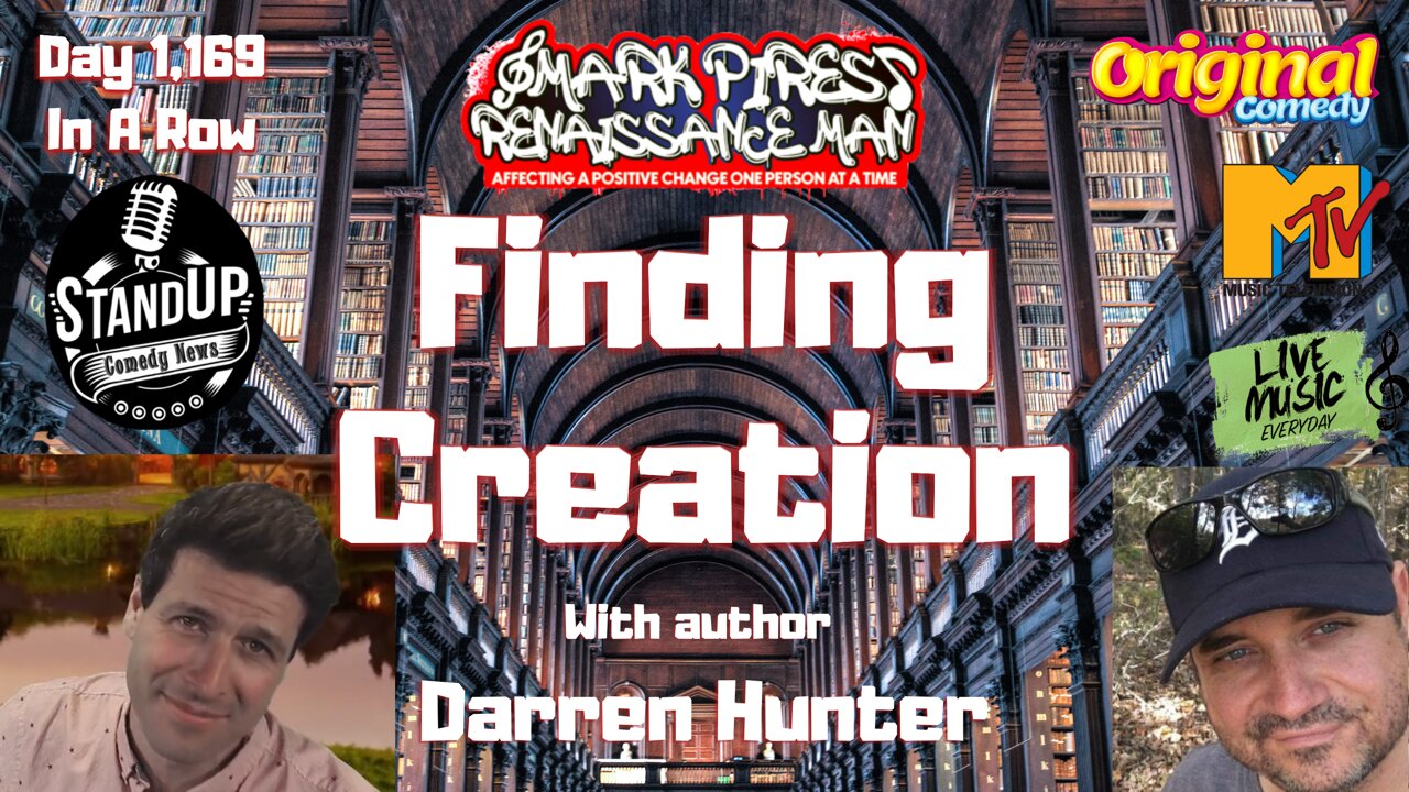 Darren Hunter Published Author, Songwriter & Podcaster Joins The Show!