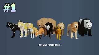 Animal Simulator Roblox Gameplay #1 - exploring the world and chests collecting as a penguin