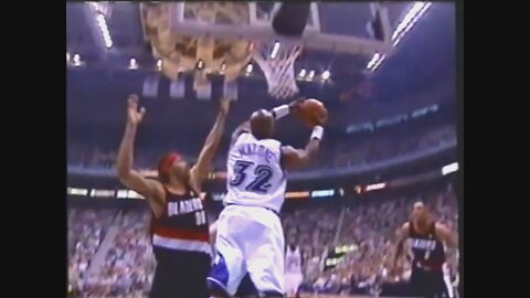 Karl Malone 28 Points Vs. Trail Blazers, 2000 Playoffs Game 3.