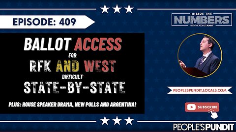 Ballot Access Tough for RFK and West, House Speaker Drama | ITN Episode 409