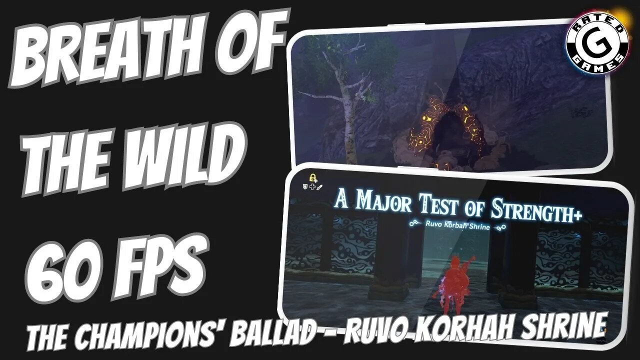 Breath of the Wild 60fps - The Champions' Ballad - Part 3 - Ruvo Korbah Shrine