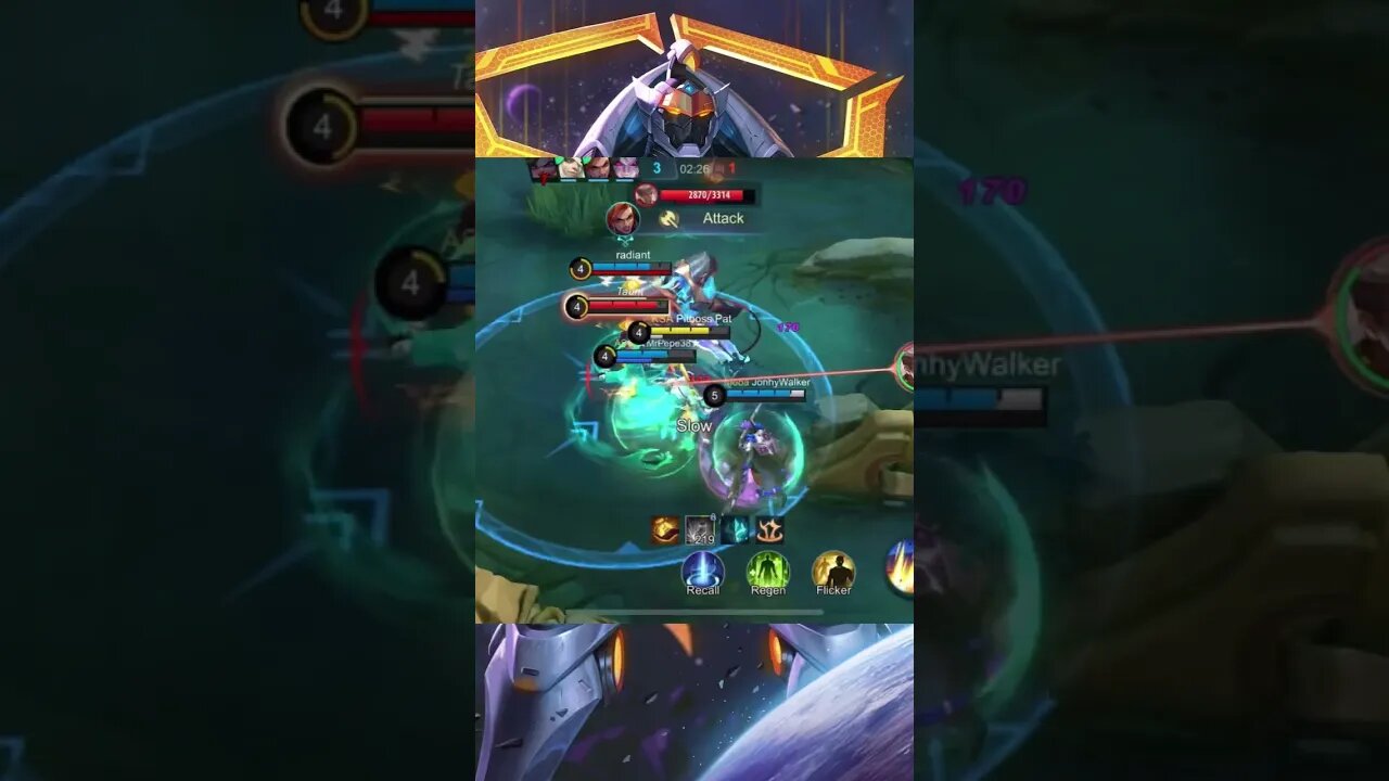 Chou STOMPED 🦶 #mobilelegends #mlbb #mobilelegendsbangbang #shorts #youtubeshorts